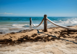 Exmouth Shoreline | Sunlit Beach – Digital Art Print